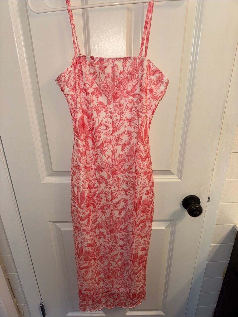 Women's Pink Floral Dress